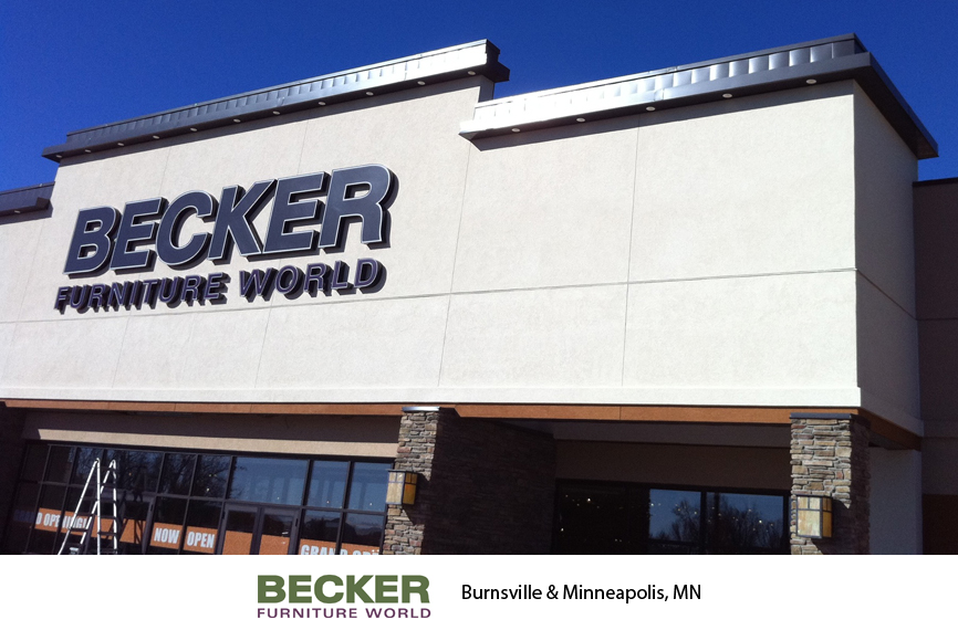 Becker Furniture World Roof